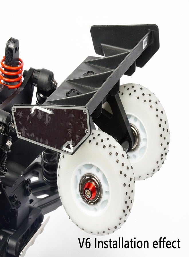 مجموعة قضبان عجلات فلينت لسيارة Arrma 1/8 Arrma 6S Kraton V6/Kraton EXB V6 RC، قطع غيار ترقية، عجلة أمامية قائمة من النايلون، بديلة لـ ARA-1528-1/8 Kraton V6 (عجلة فلينت) - Image 2