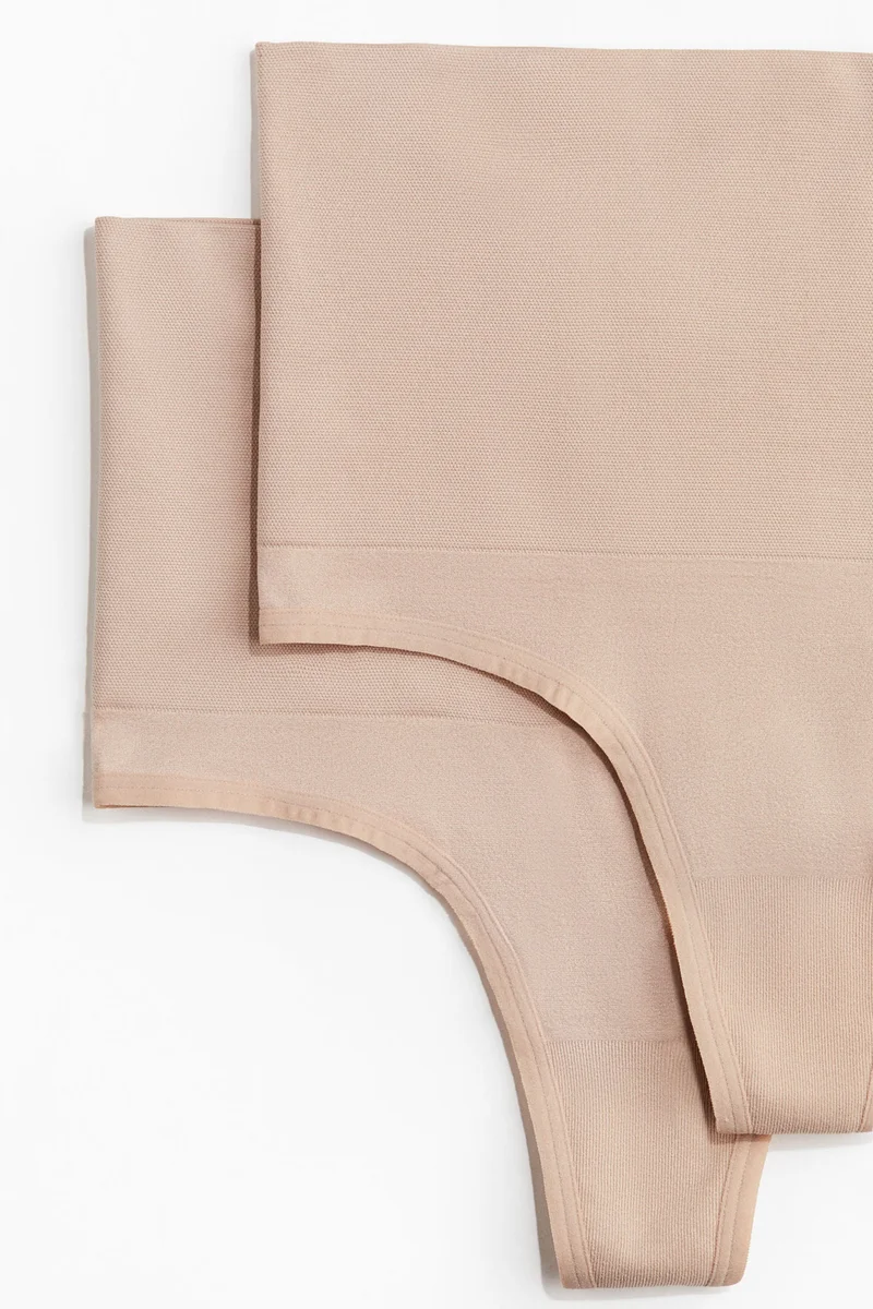 H&M 2-pack firm shaping thongs