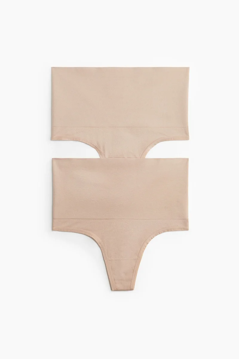 H&M 2-pack firm shaping thongs