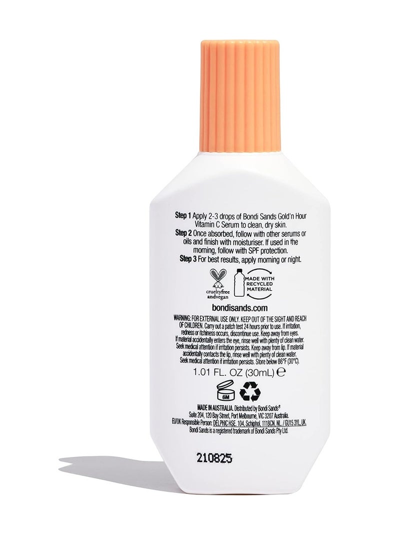 بوندي ساندز مصل فيتامين C من Gold n Hour 30 مل 10 بالمائة فيتامين C مناسب للبشرة الحساسة نباتي لم يتم الإساءة إلى الحيوانات لتصنيعه 30 مل 101 أونصة سائلة - Image 2