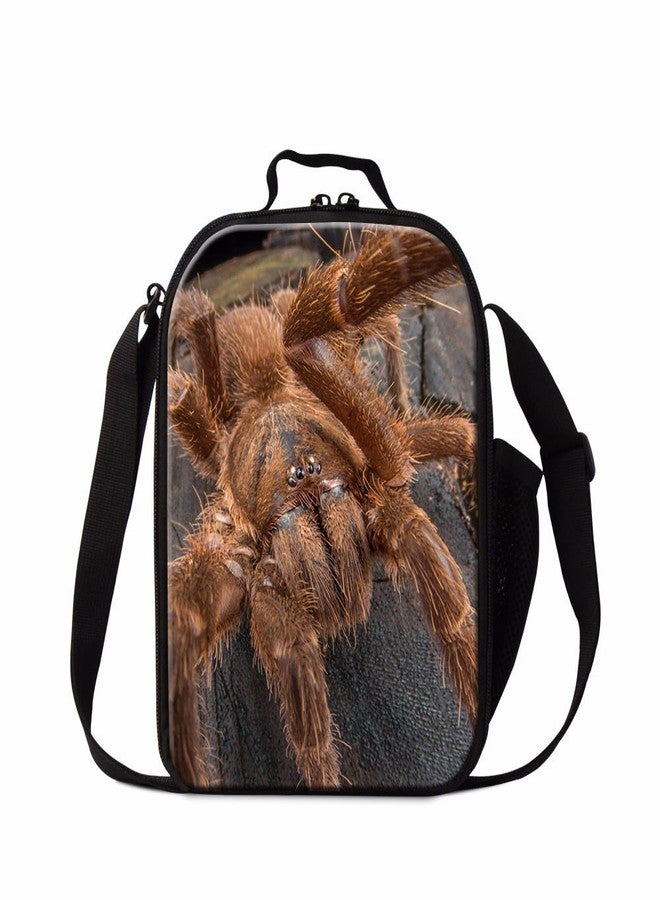 Dispalang Spider Insect Print Lunch Box Bag for Children School Lunch Container - Image 1