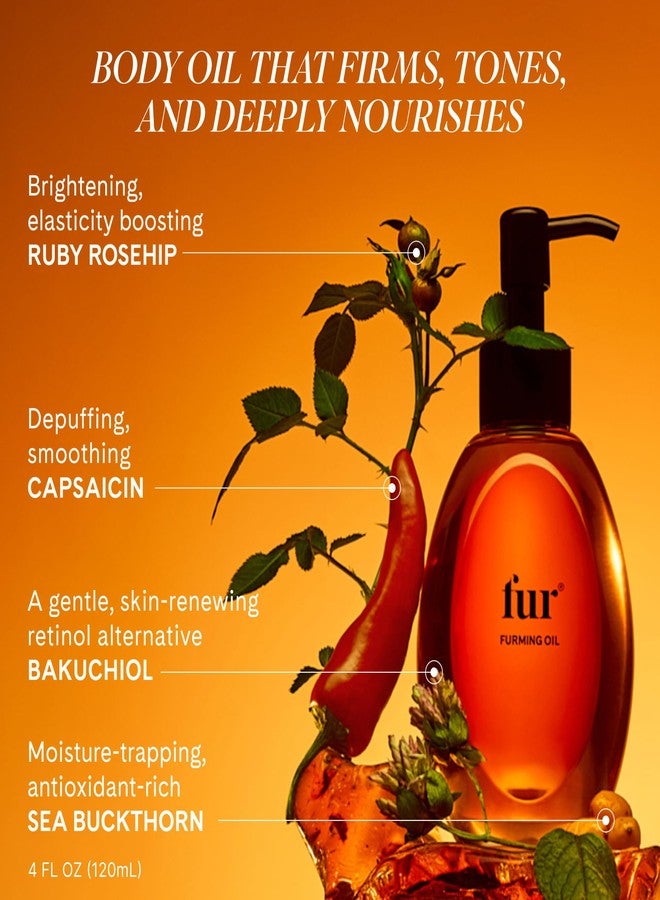 Fur Furming Oil Firming Body Oil with Bakuchiol Retinol Alternative, Hydrating Body Oil for Smoother, Firmer-Looking Skin, Lightweight Body Moisturizing Oil for Butt, Thighs & Body - Image 2