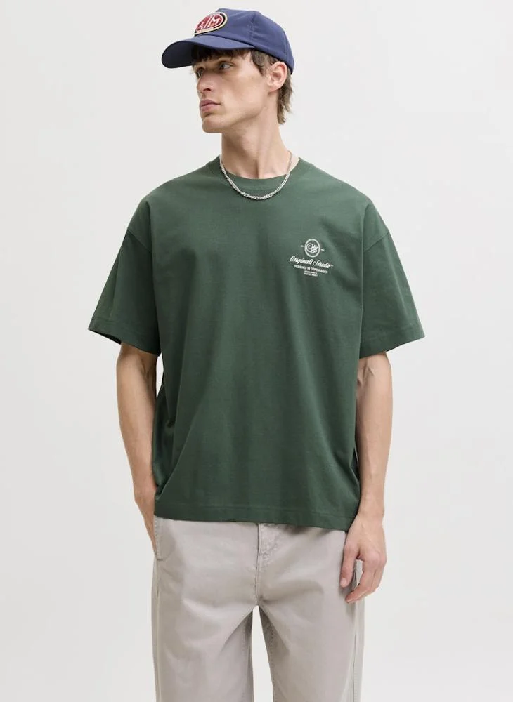 JACK & JONES Graphic Crew Neck T-Shirt