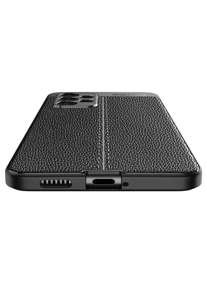 اس-توب جراب لهاتف Samsung Galaxy A53 5G مصنوع من مادة TPU الليتشي المقاومة للصدمات - Image 3