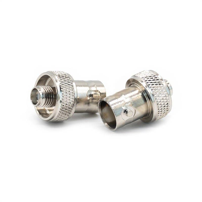 RENMAX SMA Female to BNC Female Adapter Connector 50 Ohms Copper + Alloy Stable for Radio Frequency Applications, Wireless LAN Devices (Connector Only) -Pack of (5) - Image 3