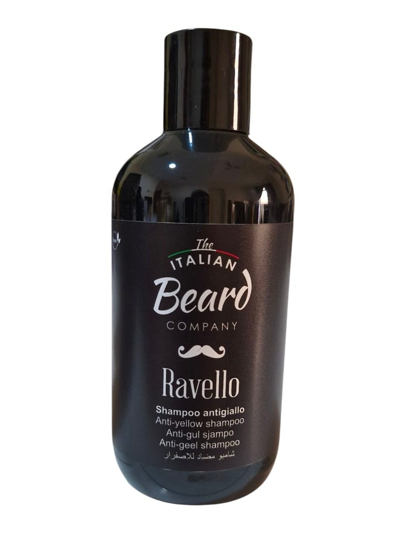 GioMat Italian Beard Anti Yellow Beard Shampoo 250ml - RAVELLO - Image 2