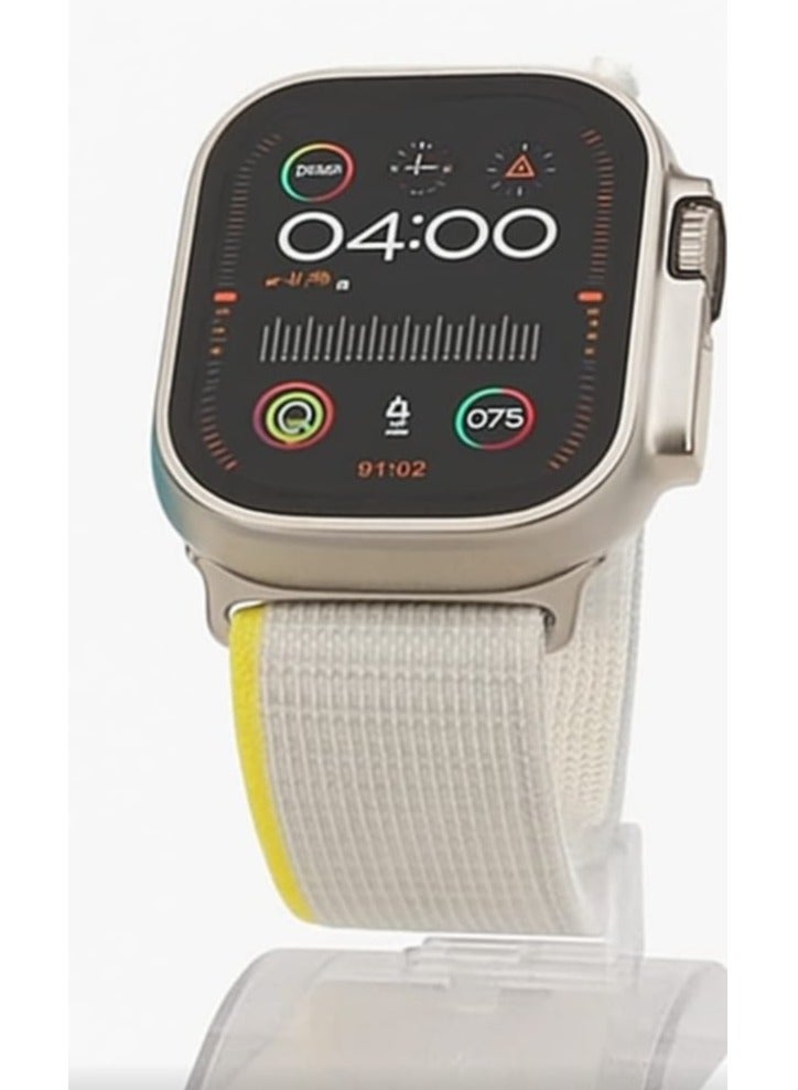 W&O The V9 Ultra 2 smartwatch features a high-resolution AMOLED display and a stylish design that combines power and functionality. High-quality Bluetooth calls Heart rate, blood pressure, and oxygen monitoring Sports activity tracking, calories, and steps App and message notifications Internal storage and direct music playback Long-lasting battery with dual magnetic fast charging Comfortable and stylish strap - Image 1