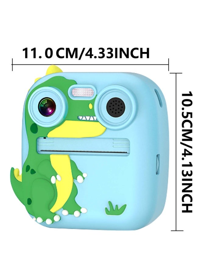 Instant Print Camera for Kids, Instant Thermal Photo Printing 2.4" HD Kids Camera 1080P with 5 Rolls of Printer Paper, Birthday Gifts Toy for 3-12 Year Old Girls Boys with 32GB SD Card - Image 2