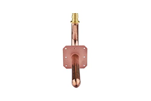 EFIELD (Pack of 10) EFIELD Pex-A Expansion F1960 Connection, Copper Stub Out Elbow with Wall Flange, 1/2"-6 Inch Length,(STUB013) - Image 4