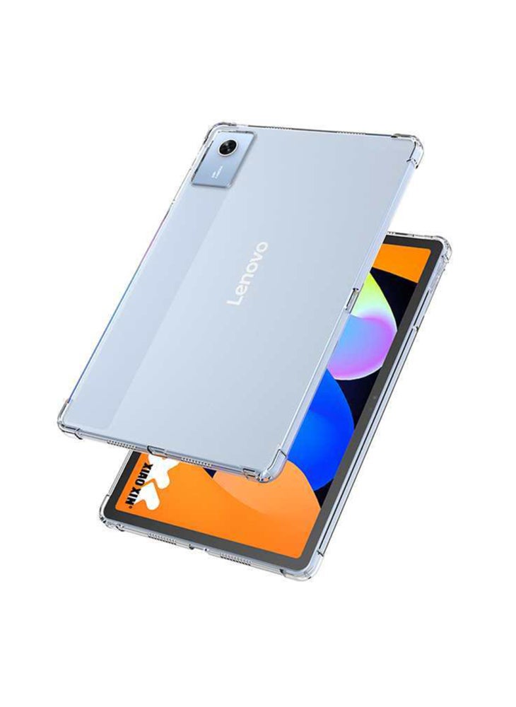 For Lenovo Xiaoxin Pad 11 2025/Idea Tab Case TPU Drop-Resistant Clear Tablet Cover+Tempered Glass Screen Film - Image 2