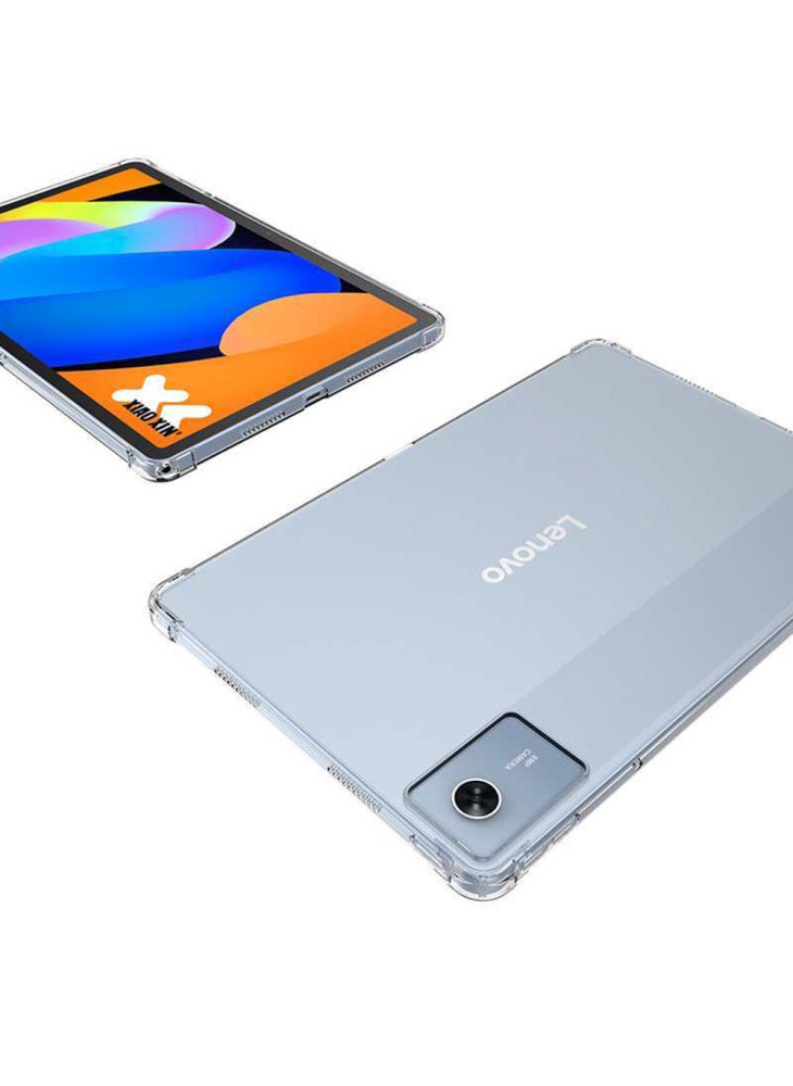 For Lenovo Xiaoxin Pad 11 2025/Idea Tab Case TPU Drop-Resistant Clear Tablet Cover+Tempered Glass Screen Film - Image 5