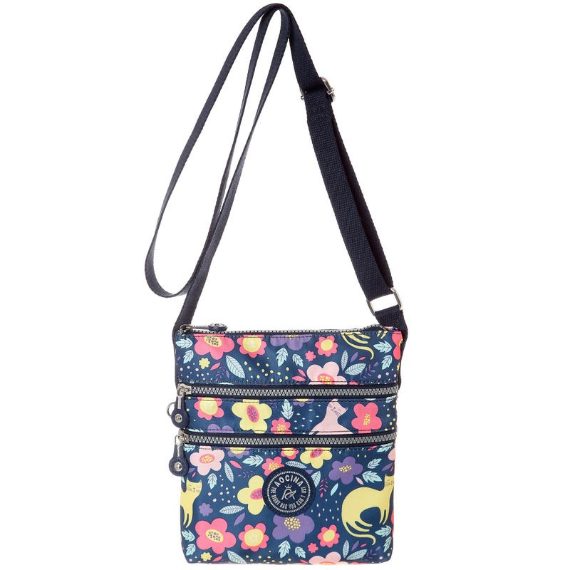 AOCINA Nylon Crossbody Bags for Women Multi Pocket Small Cross Body Purse Lightweight Travel Phone Purses Shoulder Handbags - Image 1