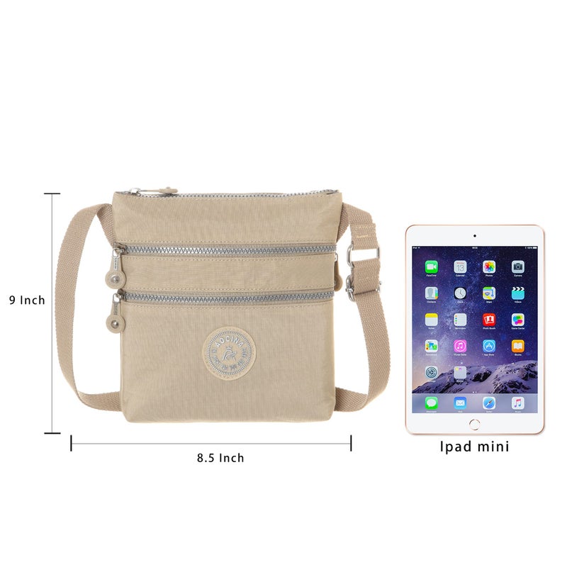 AOCINA Nylon Crossbody Bags for Women Multi Pocket Small Cross Body Purse Lightweight Travel Phone Purses Shoulder Handbags - Image 4