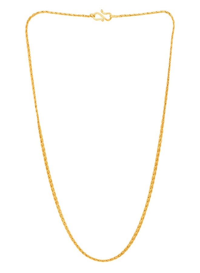 Thrillz Trendy And Fancy Designer Gold Plated Light Weighted Chain For Girls & Women - Image 3