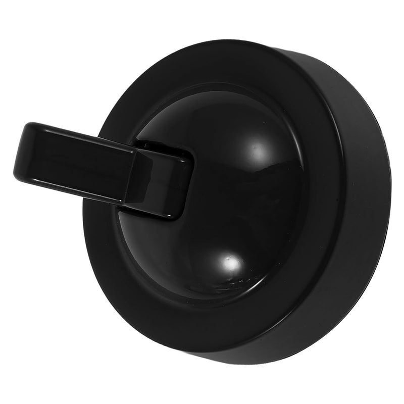 Car Ignition Cover for Key Start with Metal Ball Lever Push to Start Accessories Retro One-Button Cap for Interior Car Decoration Black - Image 1