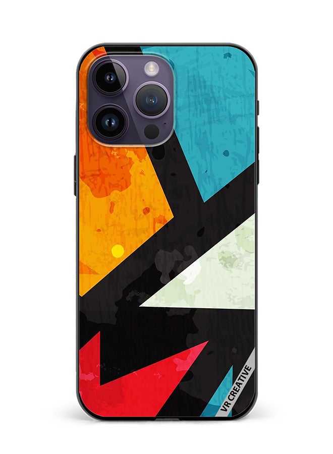 VR CREATIVE Protective Case Cover For Apple iPhone 16 Pro Max Abstract Design Multicolour
