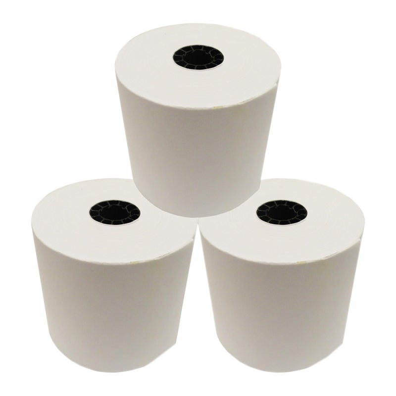 Victor Thermal Paper Roll For Printing Calculators & Cash Registers, 3 Pack, 165 ft (70803) - Image 1