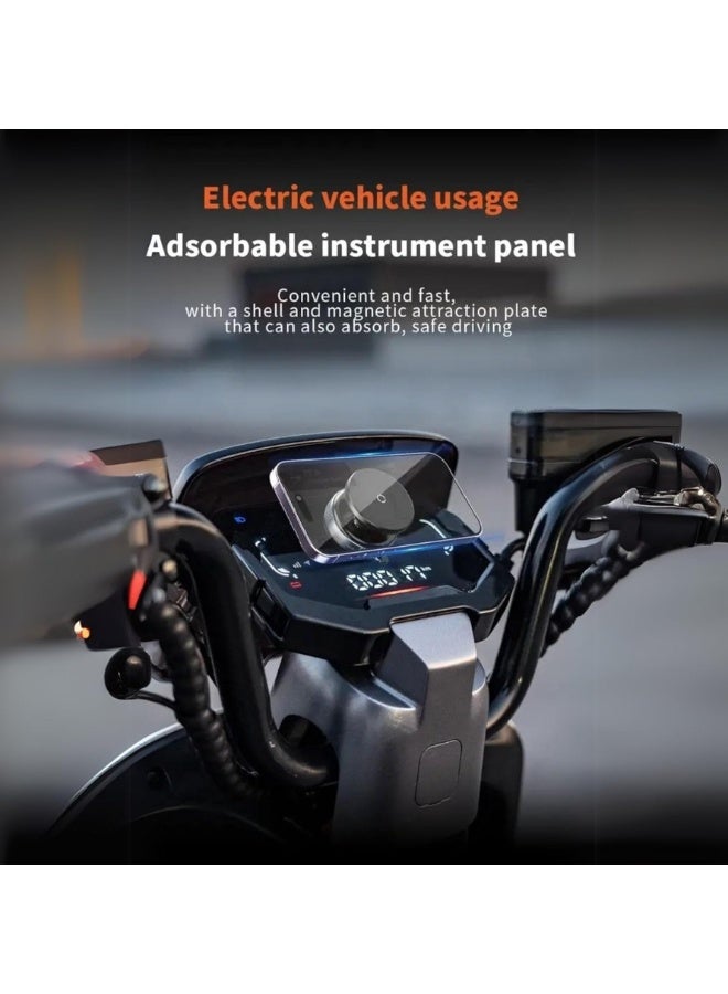 Phone Mount Car Stand, Vacuum Suction Magnetic Phone Holder, Dual-Mounting System For Holding Your Smartphone | WIDGETS MATRIX - Image 3