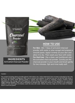 Activated Charcoal Powder 250 Gm For Face Pack Skin Care Mask Pure And Natural Chemical Free Men & Women In Pouch 8.82 Oz - pzsku/Z551184B30B2938C18378Z/45/_/1720855011/3086edbd-a69f-4d5b-9eef-8e191aa34b05