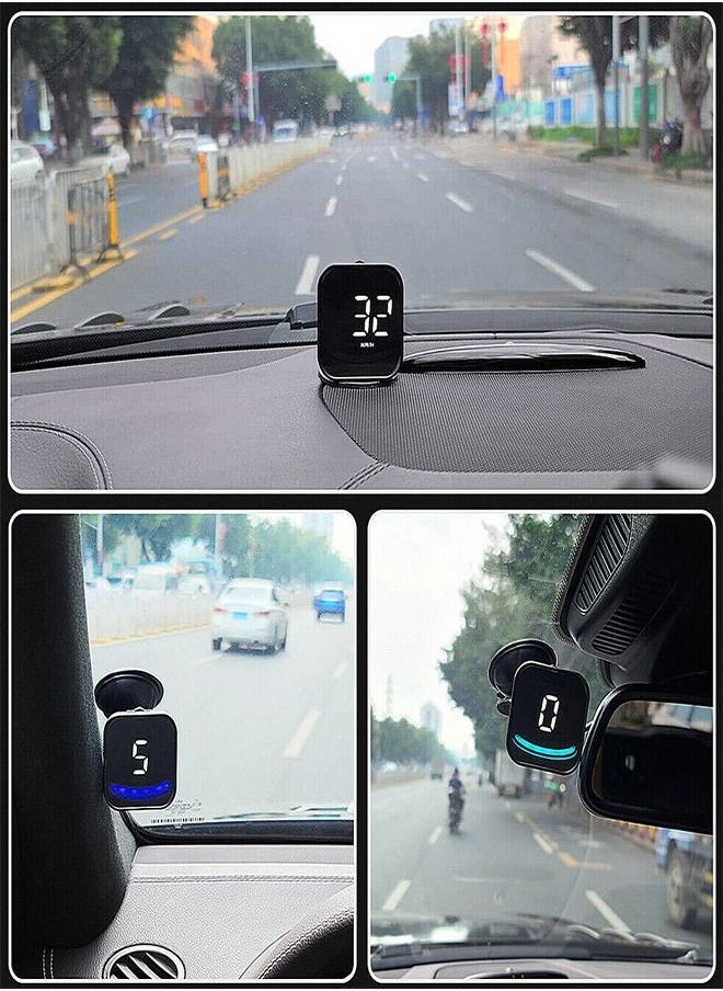 fashionhome - Digital GPS Smart Universal KMH & MPH Car Head Up Display Over-Speed Alarm Fatigue Driving Warning USB Interface Speedometer for All Vehicle - Image 1