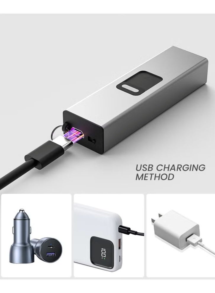 مصباح مفتاح LED الخارجي (فضي) - Image 2