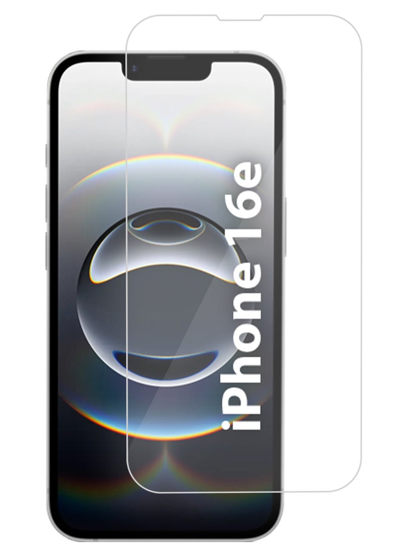 DUSALA iPhone 16e Screen Protector Clear 3 Pack Tempered Glass Film, Case Friendly, 9H Hardness Clear-3 - Image 5