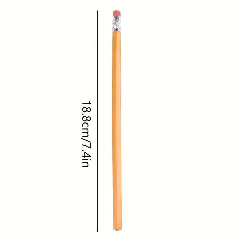 Assorted Colored Wooden Pencils Pack Of 20 With Erasers For Students Writing Office Tasks Drawing And Back To School - Image 2