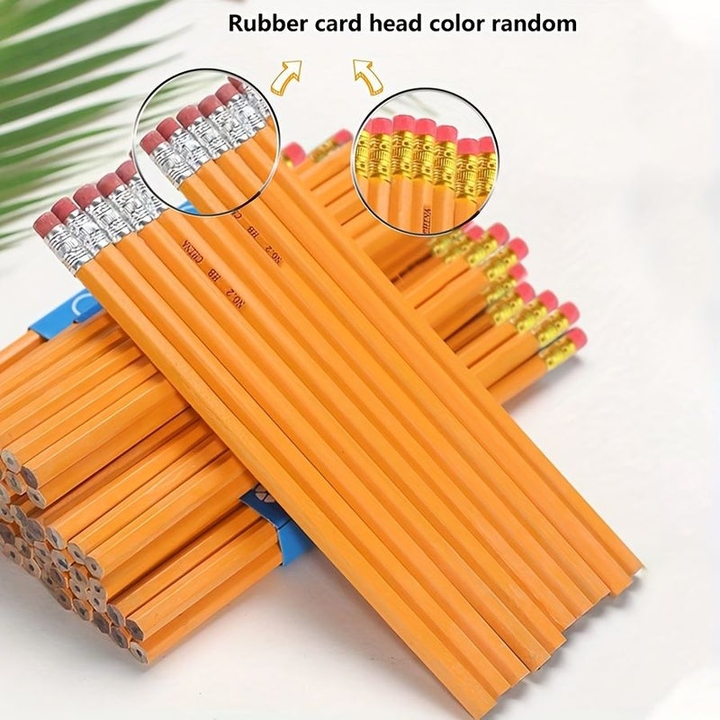 Assorted Colored Wooden Pencils Pack Of 20 With Erasers For Students Writing Office Tasks Drawing And Back To School - Image 3