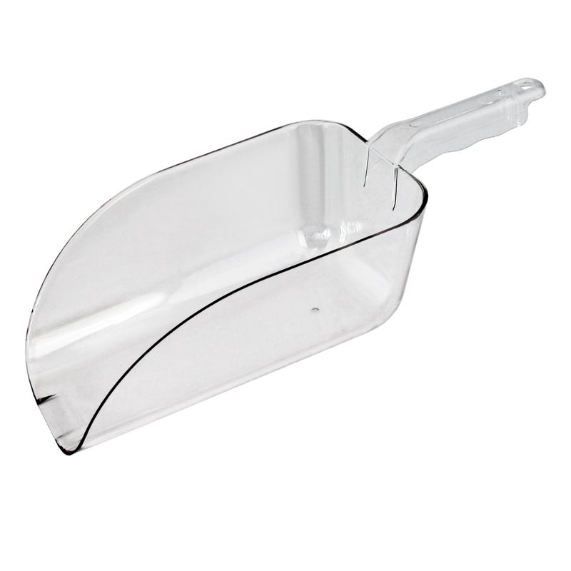 New Star Foodservice 34448 Polycarbonate Plastic Utility Ice Scoop Clear 64Ounce