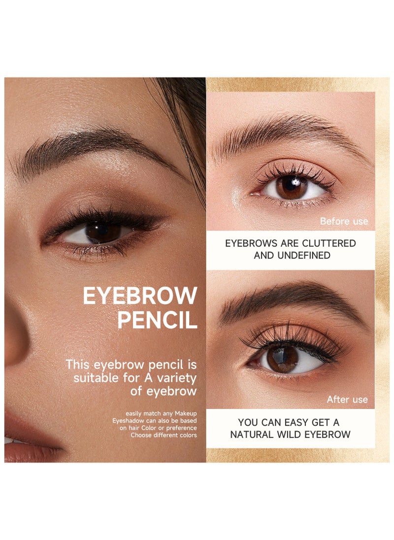 Sheloves - Liquid Eyebrow Pencil Waterproof Long Lasting Four-Fork Natural Ultra Precise Sweat-Proof Non-Marking New Formula Longwear Brow Tint Brown (05) - Image 1