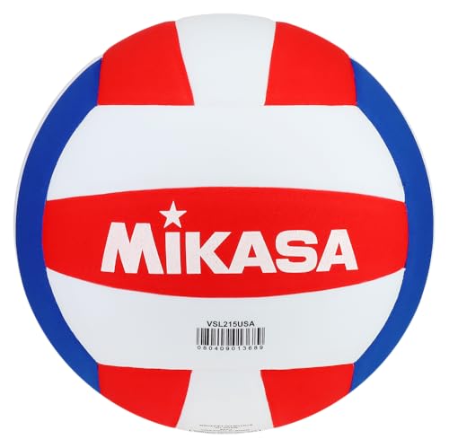 Mikasa Competitive Class Volleyball RedWhiteBlue - Image 3