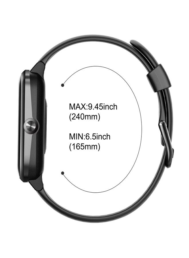 GRV Smart Watch Band Replacement Strap FC1 Smart Watch (Black) - Image 2