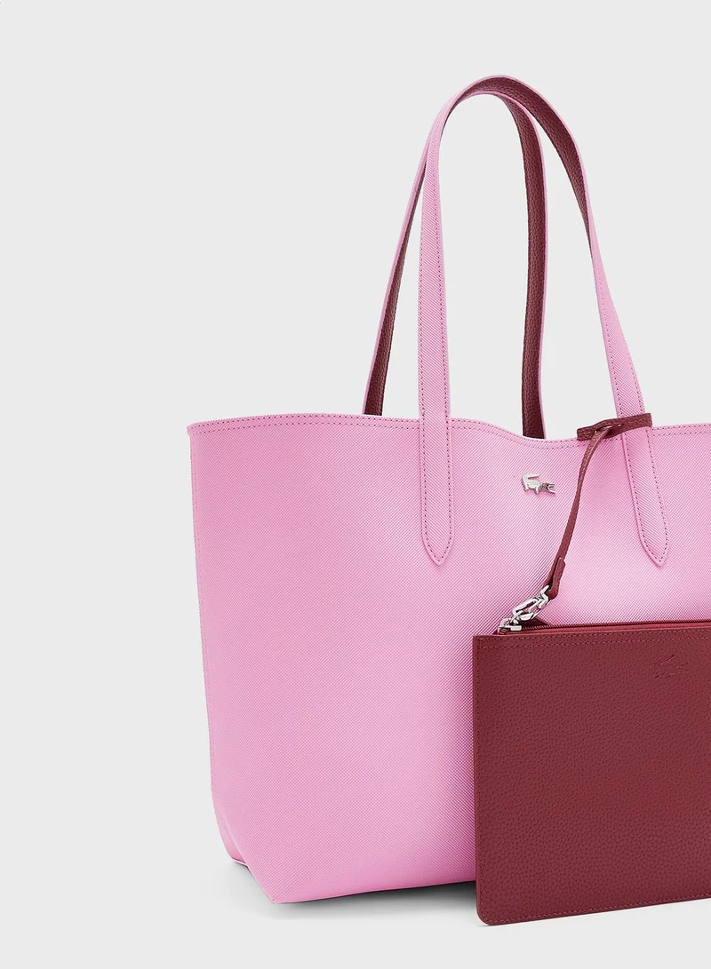 LACOSTE Top Handle Tote