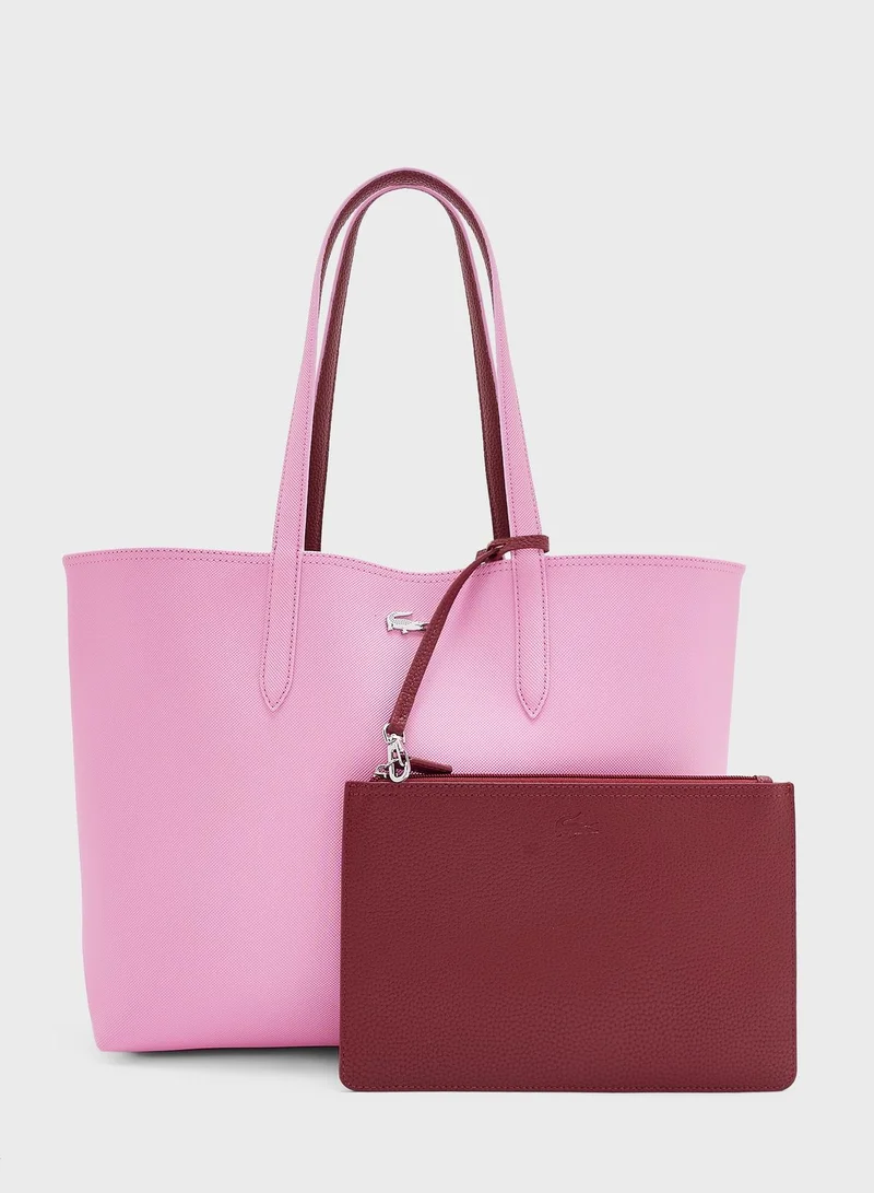 LACOSTE Top Handle Tote