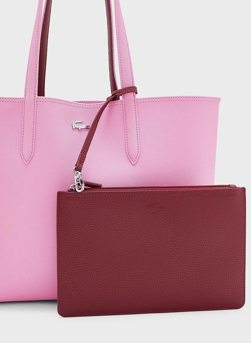 LACOSTE Top Handle Tote