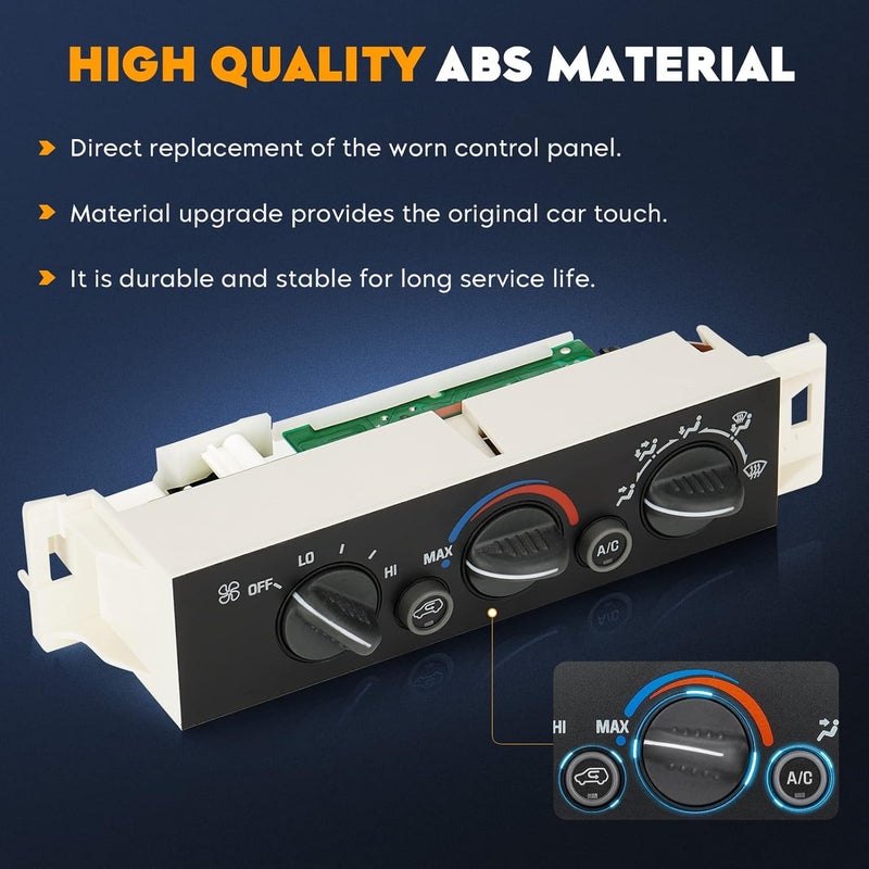AEagle AC Heater Climate Control Module Panel for 1996-2020 Chevy GMC Models - Image 4