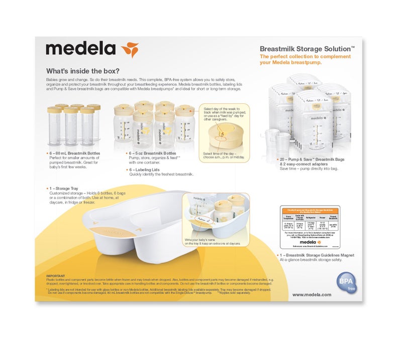Medela نظام تخزين حليب الثدي من ميدلا - Image 3