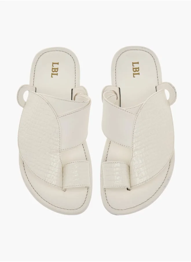 ال بي ال من شو اكسبرس Boys Panelled Slip-On Arabic Sandals Ramadan Collection