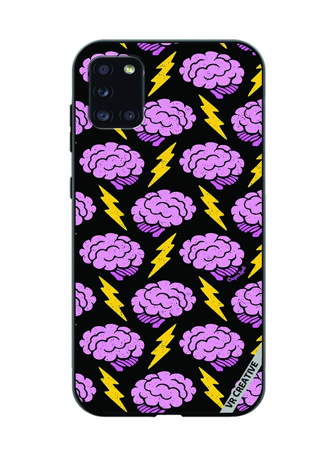 VR CREATIVE Protective Case Cover For Samsung Galaxy A31 Thunder Design Multicolour - Image 1