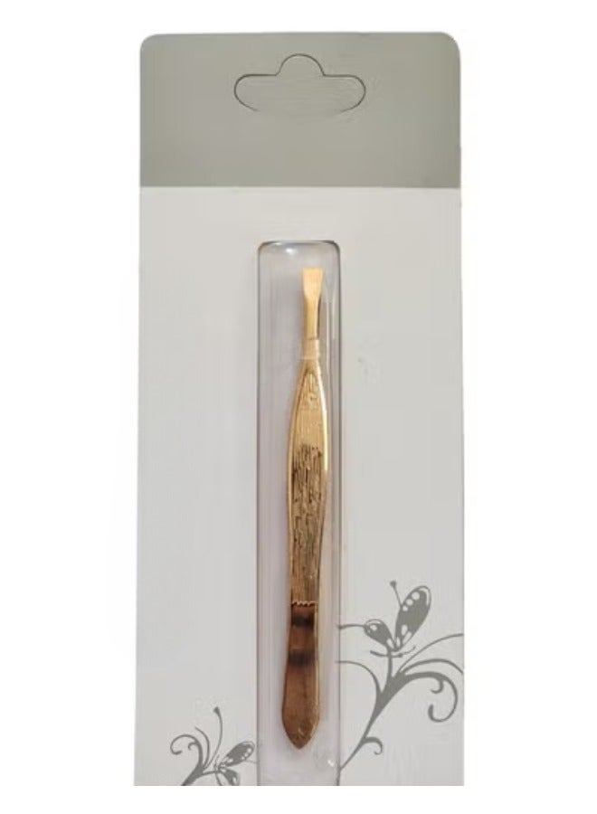 Generic Eyebrow Tweezers Premium Quality Hair Plucking Eyebrows Trimmer, Tweezer Straight Tip - Image 4
