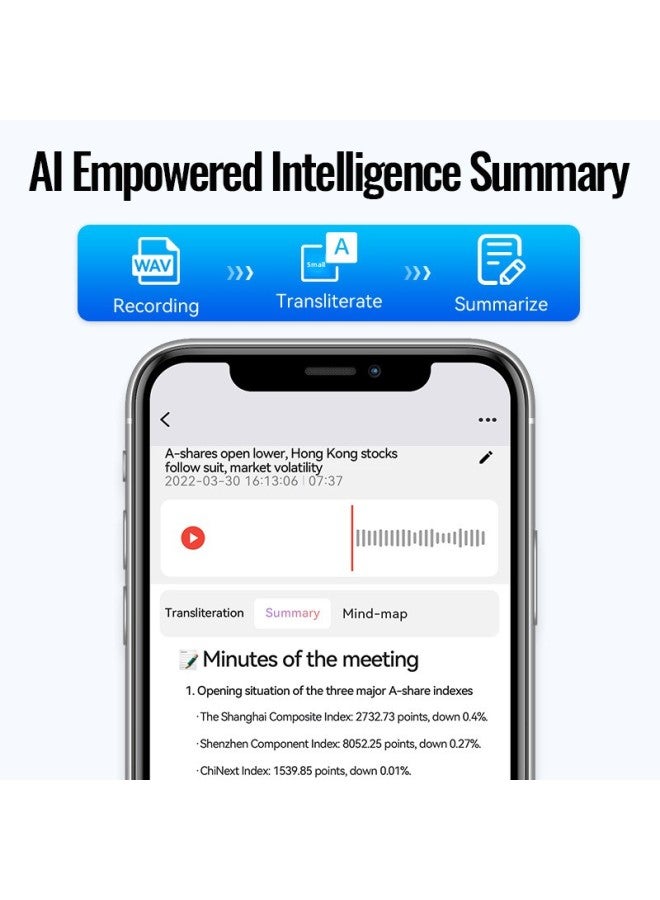 Explosion A6 AI Recorder ChatGPT Intelligent Transfer Translation Recording Pen APP Control Recorder-Color:English A6 (app With Chatgpt Intelligent Forwarding)-Capacity:16GB - Image 4