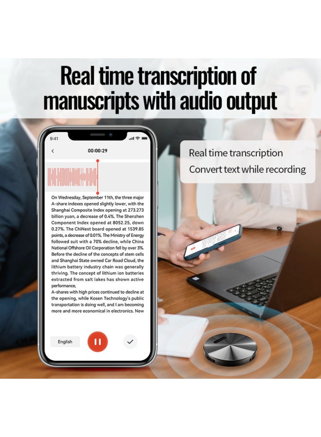 Explosion A6 AI Recorder ChatGPT Intelligent Transfer Translation Recording Pen APP Control Recorder-Color:English A6 (app With Chatgpt Intelligent Forwarding)-Capacity:16GB - Image 5