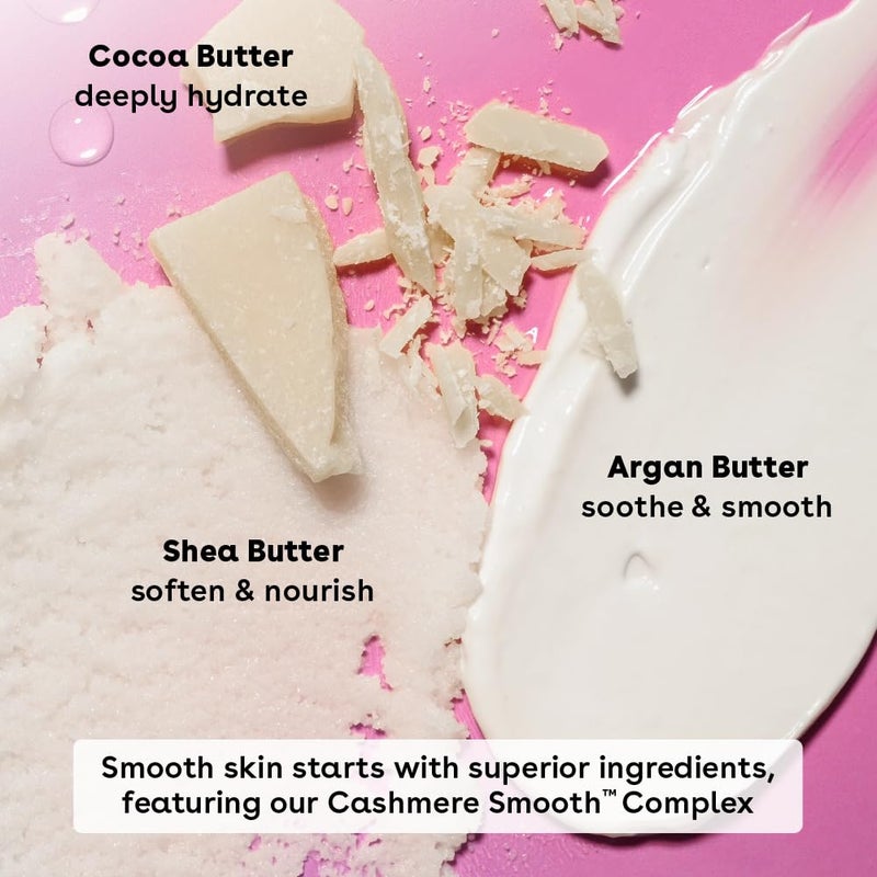 eos Cashmere Skin Collection Pre-Shave Scrub- Vanilla Cashmere, Exfoliating Body Scrub, Vanilla Body Scrub, Hydrating, Shea Sugar, 7 fl oz - Image 5