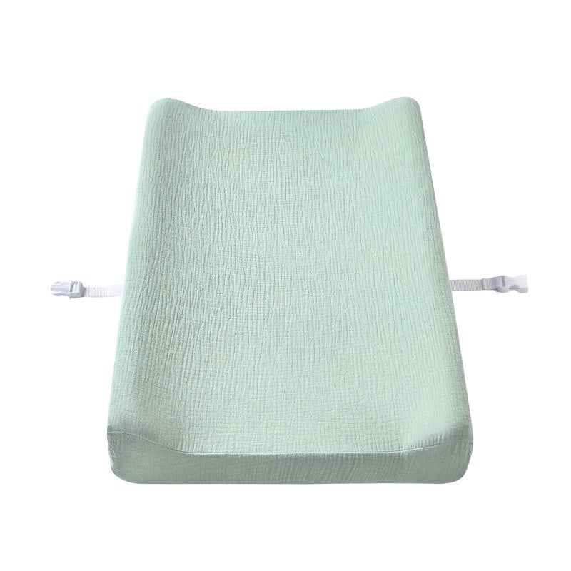 DONOMILO Muslin Changing Pad Cover,Ultra Soft Breathable Diaper Changing Table Cover for Baby Boys Girls,Neutral Fitted Changing Pad Sheets - Image 3