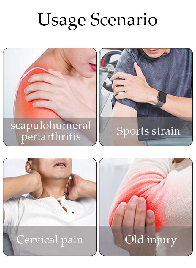 Generic Shoulder Brace for Men and Women Both Left and Right Arm Pain Relief Torn Rotator Cuff Compression Support Sleeve Dislocation Stability Immobilizer Stabilizer Bursitis Injury  - Image 2