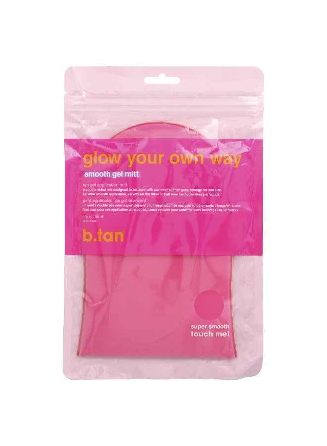 b tan b.tan, Glow Your Own Way, Smooth Gel Mitt, One Size Fits All, 1 Mitt  - Image 1