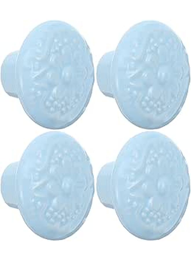 10Pcs Light Blue Ceramic Cabinet Knobs Drawer Pulls Porcelain Wardrobe Door Handles - Image 1