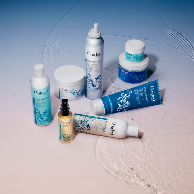 Ouidad Moisture Lock Hair Mask, 7.8 fl oz, Ultra-Nourishing Intense Frizz Control Curly Hair Mask with Macadamia Nut Oil, Olive Oil, Helps Repair, Detangle, Restore Softness & Hydrate, All Curl Types - Image 5