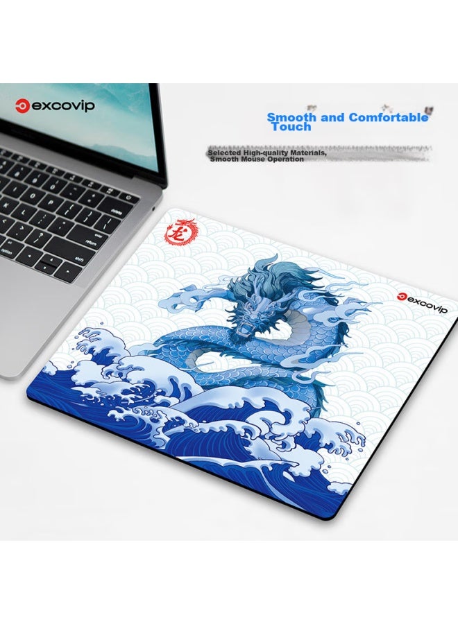 Exco Qinglong Mouse Pad, Small Size, Thin Surface, Anime Cute, Desktop Computer Gaming, Laptop Keyboard, Large Cartoon, Office, Female, Soft Portable 0207 - Image 3