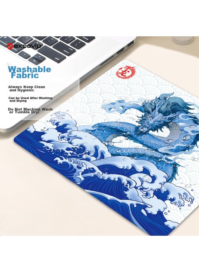 Exco Qinglong Mouse Pad, Small Size, Thin Surface, Anime Cute, Desktop Computer Gaming, Laptop Keyboard, Large Cartoon, Office, Female, Soft Portable 0207 - Image 5